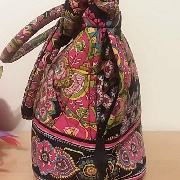 Vera Bradley Symphony in Hue Winter 2009 Archived Print Small Bucket Bag - Picture 7 of 16
